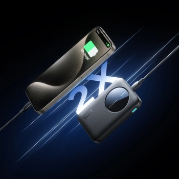  Powerbank JR-PBF13 5000mAh 2.4A 2x USB-A 1x USB-C - czarny - zdj. dodatkowe 10