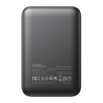  Powerbank JR-PBF13 5000mAh 2.4A 2x USB-A 1x USB-C - czarny - zdj. dodatkowe 2