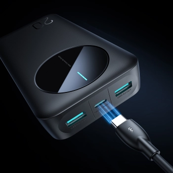  Powerbank JR-PBF14 20000mAh 2.4A 2x USB-A 1x USB-C - czarny - zdj. dodatkowe 7