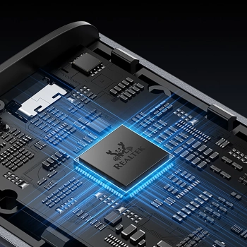  Kieszeń na dysk SSD do 8 TB FlyJoy M.2 NVMe 10 Gb/s UASP TRIM - szara - zdj. dodatkowe 8