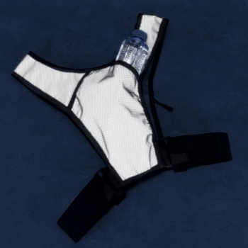  Kamizelka odblaskowa do biegania z kieszeniami - czarna - zdj. dodatkowe 3