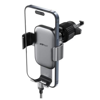  Uchwyt samochodowy na telefon grawitacyjny na kratkę nawiewu - czarny - zdj. dodatkowe 3