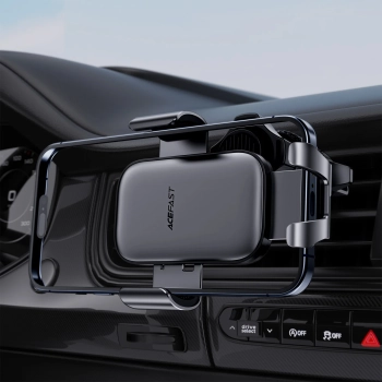  Uchwyt samochodowy na telefon grawitacyjny na kratkę nawiewu - czarny - zdj. dodatkowe 7