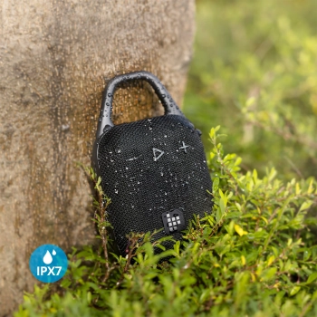  Mały turystyczny głośnik bezprzewodowy Mirtune H1 Bluetooth 8W - czarny - zdj. dodatkowe 6