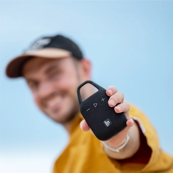  Mały turystyczny głośnik bezprzewodowy Mirtune H1 Bluetooth 8W - czarny - zdj. dodatkowe 8