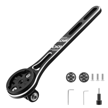 Uchwyt rowerowy do Garmin kamery GoPro lampki przedniej - czarny