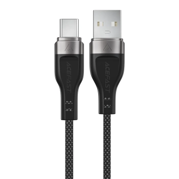 Kabel przewód USB-A - USB-C 3A z magnetycznym organizerem 1.2m - czarny