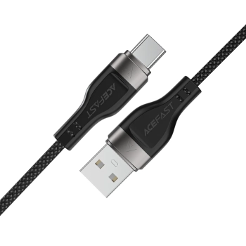  Kabel przewód USB-A - USB-C 3A z magnetycznym organizerem 1.2m - czarny - zdj. dodatkowe 1