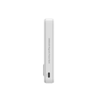  Powerbank magnetyczny Qi2 10000mAh z podstawką USB-A USB-C 22.5W PD - biały - zdj. dodatkowe 10