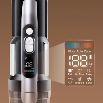  4w1 Bezprzewodowy odkurzacz i myjka JIMMY PW11 Pro HEPA 460W - srebrny czarny - zdj. dodatkowe 8