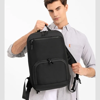  Plecak Premium na laptopa 15.6'' wodoodporny 42x11x30 cm - czarny - zdj. dodatkowe 9