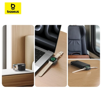  Ładowarka indukcyjna magnetyczna do Apple Watch MagPro 2.5W - czarna - zdj. dodatkowe 8