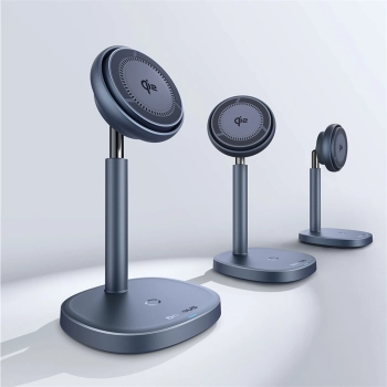  2w1 Ładowarka indukcyjna Orbit 2 Pro MagSafe Qi2 20W z chłodzeniem - szara - zdj. dodatkowe 9