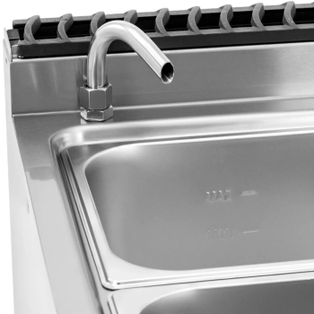  Bemar elektryczny z szafką kranem 2x GN 1/2 2x GN 1/3 6000 W - zdj. dodatkowe 5