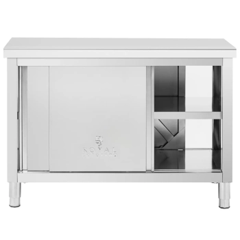  Stół blat roboczy centralny z szafką przelotową STAL 120 x 60 cm - zdj. dodatkowe 1