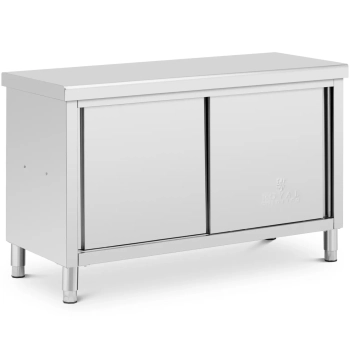  Stół blat roboczy centralny z szafką przelotową STAL 140 x 60 cm - zdj. dodatkowe 1