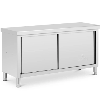  Stół blat roboczy centralny z szafką przelotową STAL 160 x 60 cm - zdj. dodatkowe 1