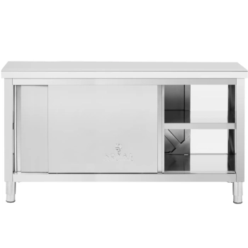  Stół blat roboczy centralny z szafką przelotową STAL 160 x 60 cm - zdj. dodatkowe 5