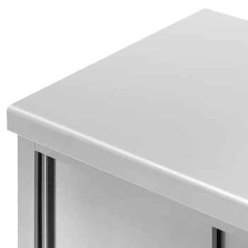  Stół blat roboczy centralny z szafką przelotową STAL 200 x 60 cm - zdj. dodatkowe 4