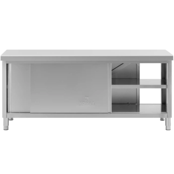  Stół blat roboczy centralny z szafką przelotową STAL 200 x 60 cm - zdj. dodatkowe 5