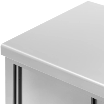  Stół blat roboczy centralny z szafką przelotową STAL 140 x 70 cm - zdj. dodatkowe 4