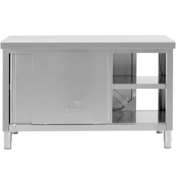  Stół blat roboczy centralny z szafką przelotową STAL 140 x 70 cm - zdj. dodatkowe 5