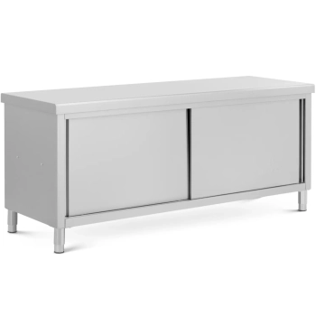  Stół blat roboczy centralny z szafką przelotową STAL 200 x 70 cm - zdj. dodatkowe 1