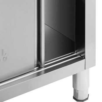  Stół blat roboczy centralny z szafką przelotową STAL 200 x 70 cm - zdj. dodatkowe 2