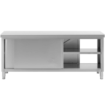  Stół blat roboczy centralny z szafką przelotową STAL 200 x 70 cm - zdj. dodatkowe 5