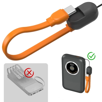  Powerbank K21 Mini 10000mAh 22.5W USB-A / USB-C - szary - zdj. dodatkowe 1