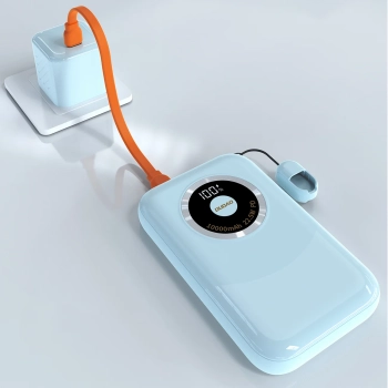  Powerbank K21 Mini 10000mAh 22.5W USB-A / USB-C - niebieski - zdj. dodatkowe 1