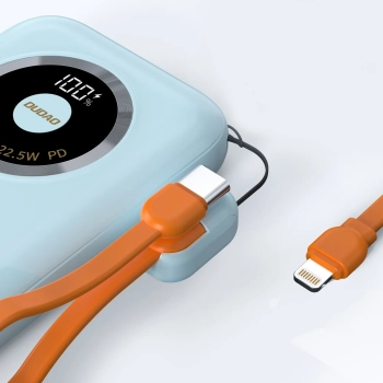  Powerbank K21 Mini 10000mAh 22.5W USB-A / USB-C - niebieski - zdj. dodatkowe 2