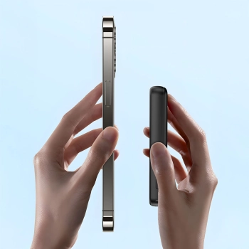  Powerbank K14S+ 10000mAh z podstawką 20W USB-A / USB-C / MagSafe - czarny - zdj. dodatkowe 3