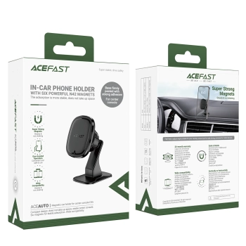  Uchwyt magnetyczny do telefonu smartfona na deskę rozdzielczą - czarny - zdj. dodatkowe 4