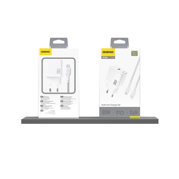  Ładowarka sieciowa PD20W GaN USB-C - biała - zdj. dodatkowe 3