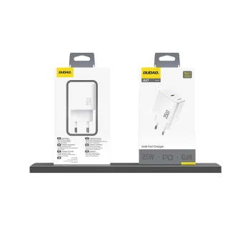  Ładowarka sieciowa 25W GaN USB-C - biała - zdj. dodatkowe 3