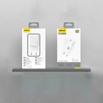  Szybka ładowarka sieciowa 30W PD GaN USB-C - biała - zdj. dodatkowe 2