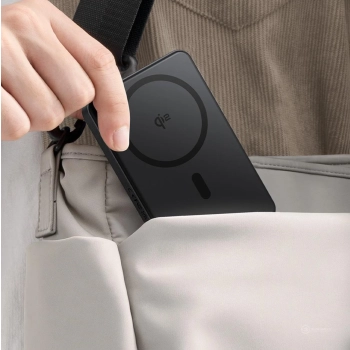  Powerbank Airpow II 10000mAh Qi2 MagSafe 22.5W z kablem USB-C 20V 3A 30cm - czarny - zdj. dodatkowe 4