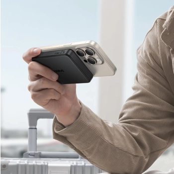  Powerbank Airpow II 10000mAh Qi2 MagSafe 22.5W z kablem USB-C 20V 3A 30cm - czarny - zdj. dodatkowe 6