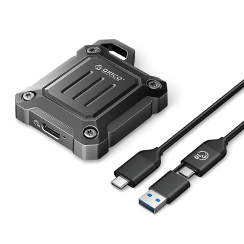 Kieszeń dyskowa wzmocniona taktyczna XAM2 M.2 2230 USB-C - czarna