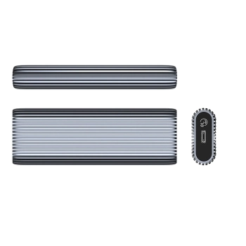  Kieszeń obudowa na dysk AM2C3-G2 M.2 NVME USB-C - szara - zdj. dodatkowe 1