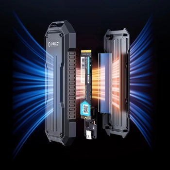  Wzmocniona kieszeń dyskowa taktyczna OXS2C3-G2 M.2 NVMe / SATA SSD USB-C - szara - zdj. dodatkowe 4