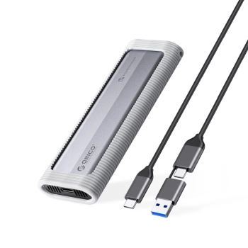 Kieszeń obudowa na dysk AXM2-G2 M.2 NVME USB-C 10Gb/s - szara