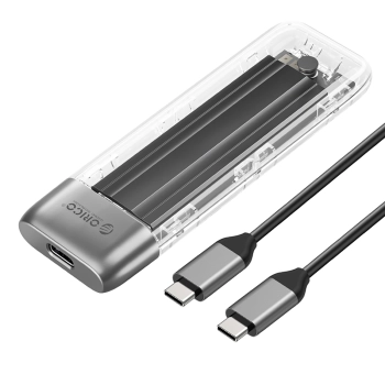 Kieszeń obudowa na dysk TXM2-C3 M.2 NVME USB-C 10Gb/s - szara