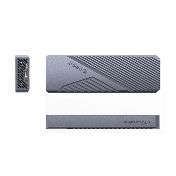  Kieszeń obudowa na dysk CNM2-G20 M.2 NVME USB-C 20Gb/s - szara - zdj. dodatkowe 1