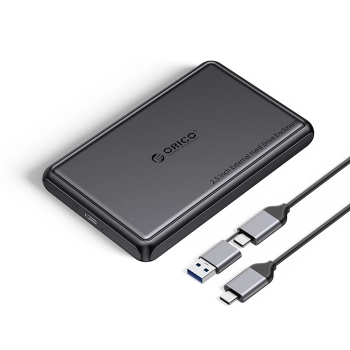 Kieszeń obudowa na dysk DDL25-C3 2.5'' HDD / SSD USB-C 5Gb/s - czarna
