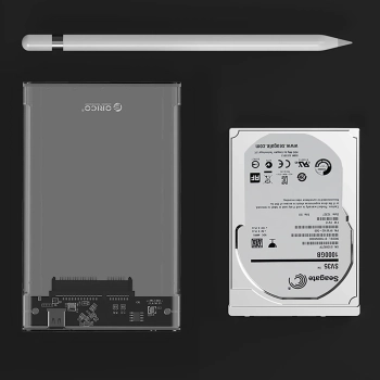  Kieszeń obudowa na dysk 2139C3 2.5'' HDD / SSD USB-C 5Gb/s - przezroczysta - zdj. dodatkowe 3