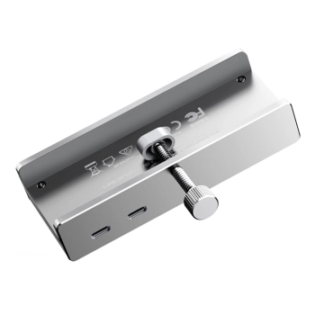 Hub MH5PMM montowany na zacisk USB-C / USB-A SD TF 3.5mm Audio - srebrny