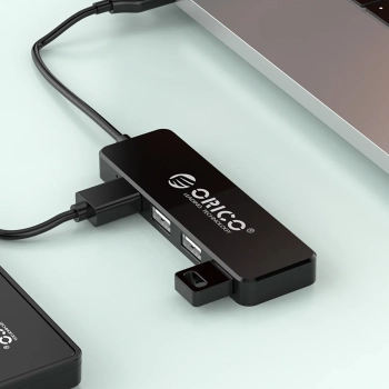  Hub FL01 stacja dokująca rozdzielacz USB-A na 4x USB-A - czarny - zdj. dodatkowe 3