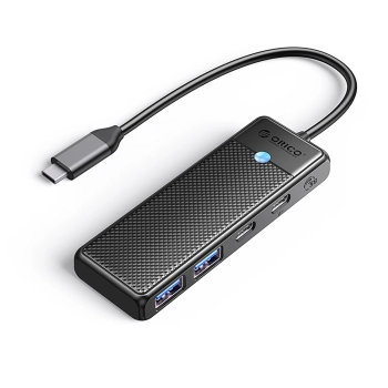 Hub PAPW2AC-C3 rozdzielacz USB-C na USB-A USB-C - czarny